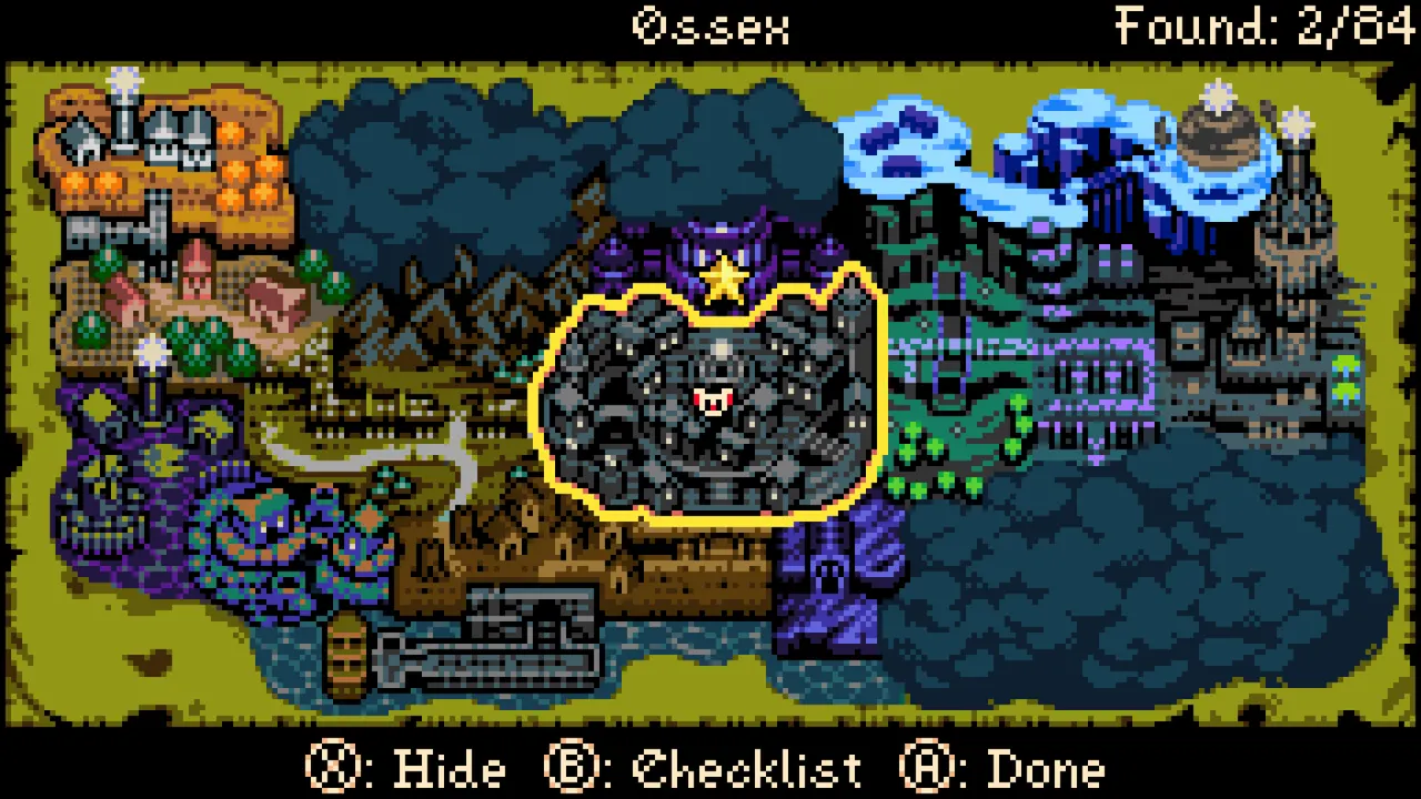 Hazard-filled room from Mina the Hollower