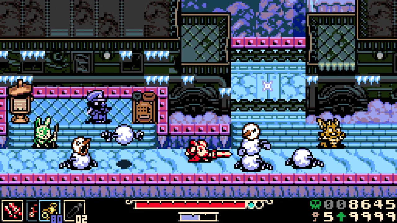 Map-like area screen in Mina the Hollower